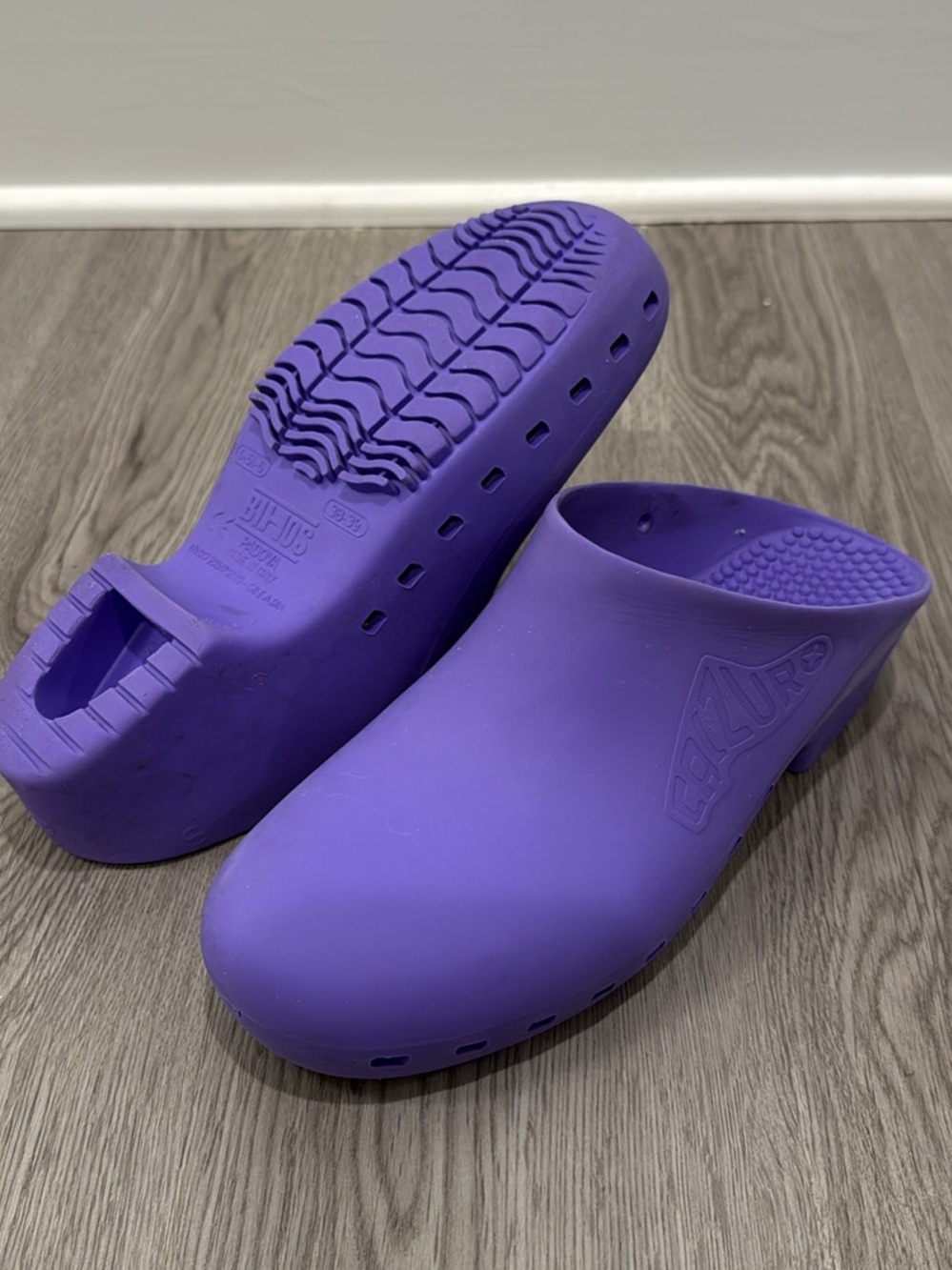 Purple Clog Mules — Lightweight Slip-On Comfort